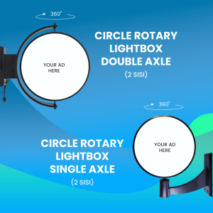 Circle Rotary Lightbox Axle
