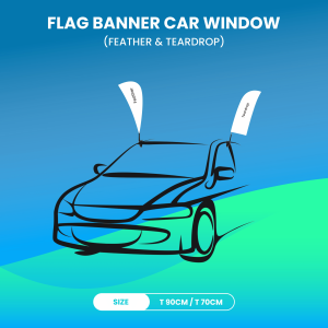 Mini Flag Banner Car Window