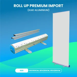 Roll Up Banner Aluminium Premium Import - S Display