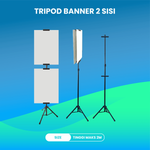 Tripod Banner 2 Sisi