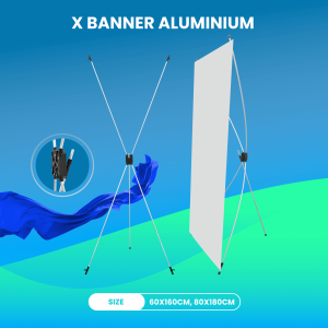 X Banner Aluminium 60x160 & Jumbo 80x180