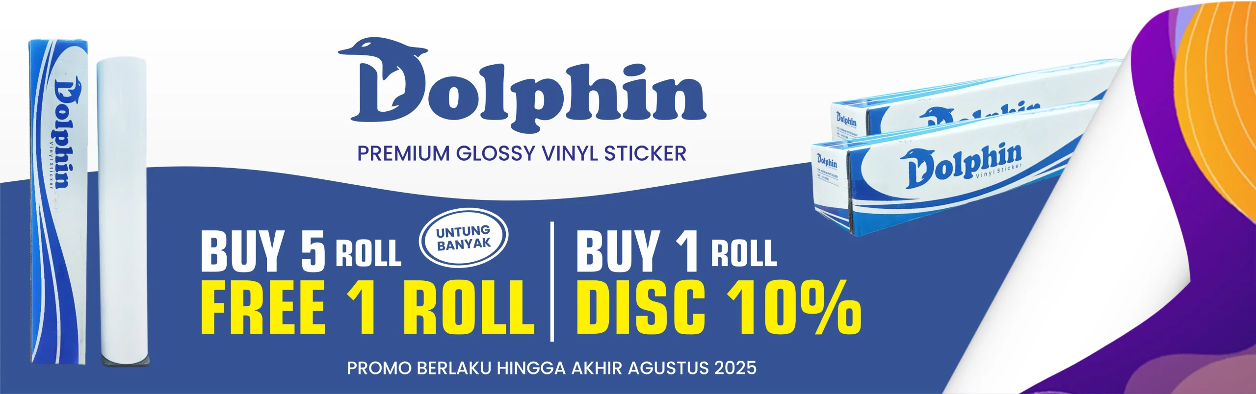 Sticker-Dolphin-Free-1-Roll